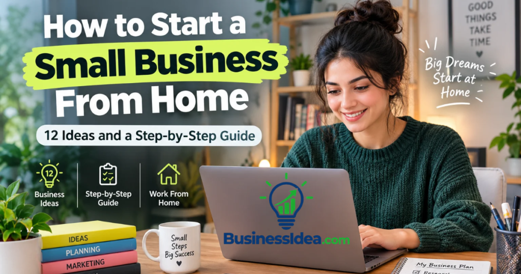 How to Start a Small Business From Home: 12 Ideas and a Step-by-Step Guide