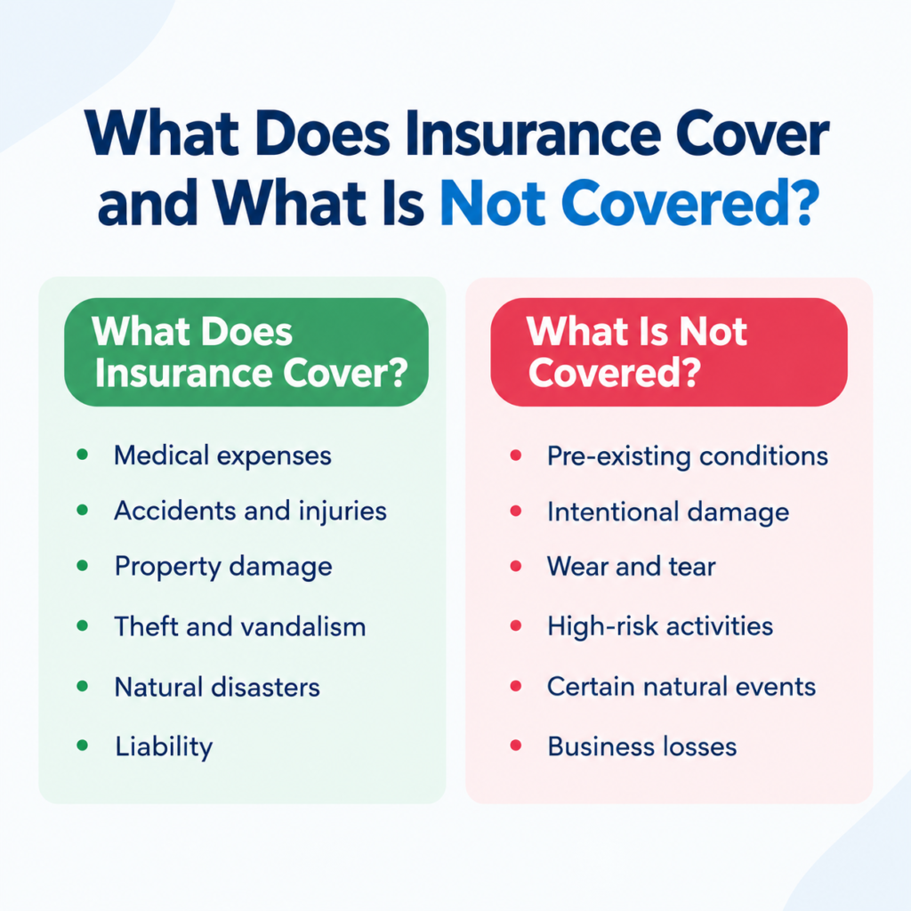 What Does Insurance Cover and What Is Not Covered? A Complete Guide