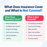 What Does Insurance Cover and What Is Not Covered? A Complete Guide
